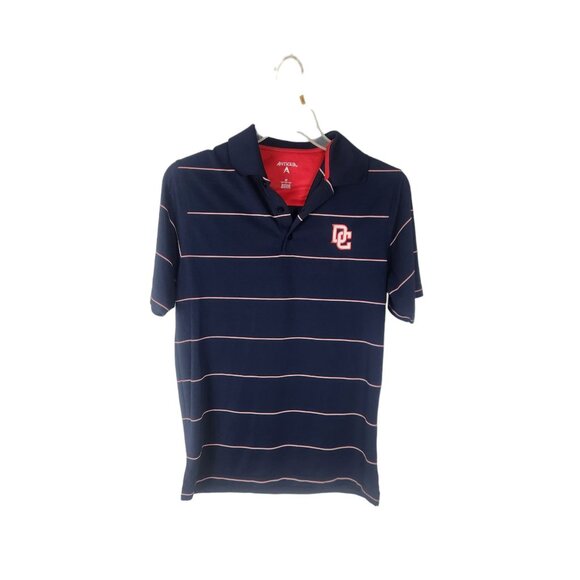 Antigua Washington Nationals Striped Polo Shirt - Picture 1 of 3